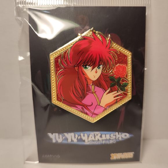 Yu Yu Hakusho Yoko Kurama Golden Series 2 Enamel Pin Official Anime Collectible - Picture 2 of 2